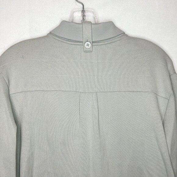 Adidas Women's Bomber Sweater / Jacket Gray Full Zip Sz. XL Tight-Knit - Picture 6 of 7
